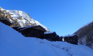 Skitour Wilder Sand - bei der Oberstaller Alm