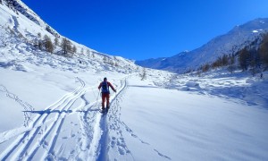 Skitour Wilder Sand - Zustieg Arntal