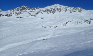 Skitour Wilder Sand - bei der Arntaler Alm