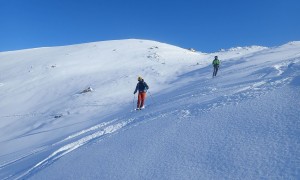 Skitour Wilder Sand - Abfahrt