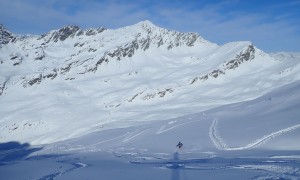 Skitour Wilder Sand - Abfahrt