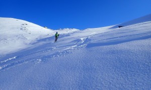 Skitour Wilder Sand - Abfahrt