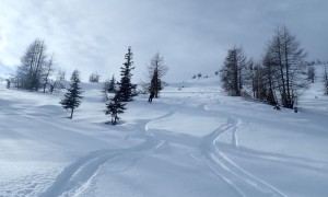 Pistentour Thurntaler - Abfahrt mit Pulvergenuss