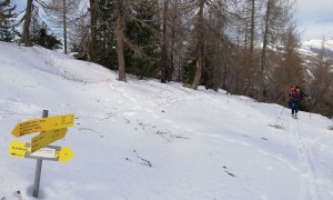 Hollbrucker Kreuz über Zenzerspitze - Aufstieg bei den Eggewiesen