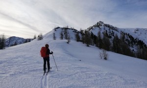 Hollbrucker Kreuz über Zenzerspitze - Aufstieg über Bergrücken