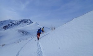 Skitour Rotlahner - Aufstieg Kalksteiner Jöchl