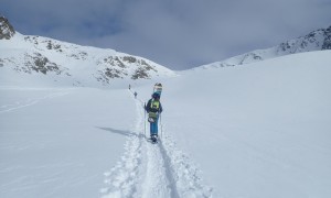 Skitour Rotlahner - Aufstieg