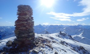 Skitour Rotlahner - Gipfelsieg