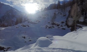 Skitour Edigon - bei der Enderberg Hütte