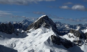 Skitour Edigon - Blick zum Hochweißstein (Monte Peralba)