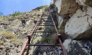 Klettersteig Fennberg - Trittstufen- und Leiterpassage