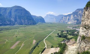 Klettersteig Fennberg - Ausblick Etschtal