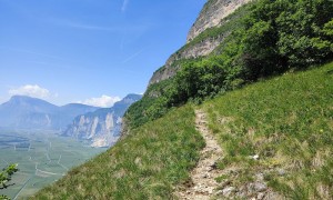 Klettersteig Fennberg - lange Gehpassage