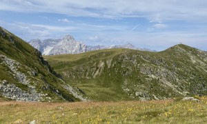 Bergtour Wildes Kar - Blick zur Dreischusterspitze