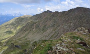 Bergtour Sauspitze zum Gabesitten - dritter Gipfel Althaus, Blick zum Weiterweg