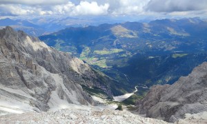 Bergtour Schusterplatte - Gipfelsieg mit Blick ins Weißlahn