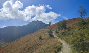 Bergtour Rotenkogel - Aufstieg, Blick zum Gorner