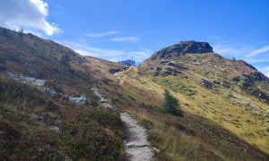 Bergtour Rotenkogel - Aufstieg, kurz vor der Adler Lounge