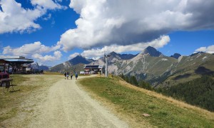 Bergtour Rotenkogel - Abstieg, bei der Goldried-Bergstation