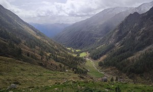 Bergtour Paterskopf - Abstieg, Blick talauswärts