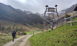 Bergtour Paterskopf - kurz vor der Gölbnerblickhütte