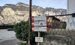 Klettersteig Rio Secco - Start Parkplatz Cadino