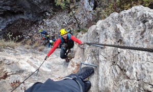 Klettersteig Rio Secco - im Steig