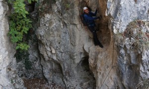 Klettersteig Rio Secco - im Steig