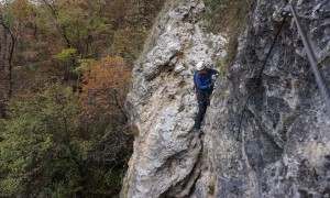 Klettersteig Rio Secco - im Steig