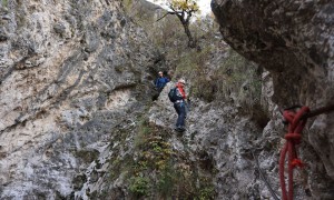 Klettersteig Rio Secco - im Steig