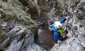 Klettersteig Rio Secco - im Steig