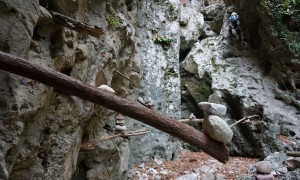 Klettersteig Rio Secco - bei den Steinmännern und Grotte