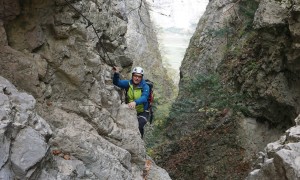 Klettersteig Rio Secco - Ausstieg Klettersteig