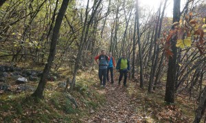 Klettersteig Rio Secco - Abstieg