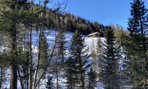 Skitour Hochrast - bei der Tafinalm