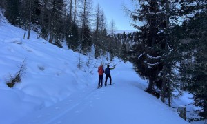 Skitour Hochrast - Aufstieg über Tafinalm