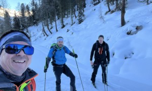 Skitour Hochrast - Aufstieg über Tafinalm