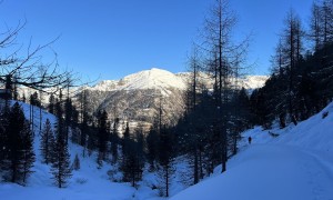 Skitour Hochrast - Aufstieg über Tafinalm