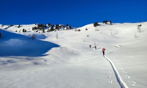 Skitour Hochrast - Aufstieg