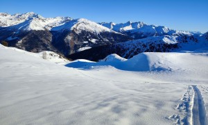 Skitour Hochrast - Aufstieg