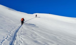 Skitour Hochrast - Aufstieg