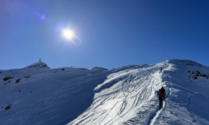 Skitour Hochrast - Aufstieg