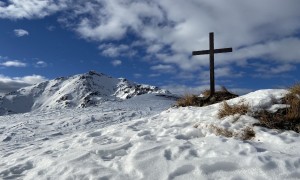 Skitour Schwalbenkofel, Schulterhöhe - beim Schwalbenkofel, Blick zur Schulterhöhe