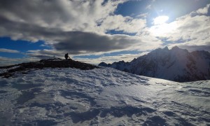 Skitour Schwalbenkofel, Schulterhöhe - Aufstieg, beim Schwalbenkofel