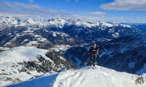 Skitour Schwalbenkofel, Schulterhöhe - Gipfelsieg