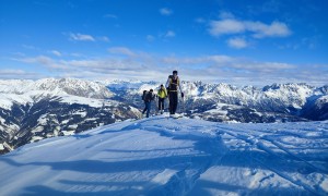 Skitour Schwalbenkofel, Schulterhöhe - Gipfelsieg