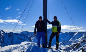 Skitour Schwalbenkofel, Schulterhöhe - Gipfelsieg