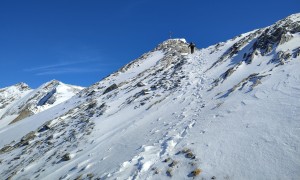 Skitour Ahrner Kopf - Schlussaufstieg