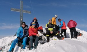 Skitour Ahrner Kopf - Gipfelsieg