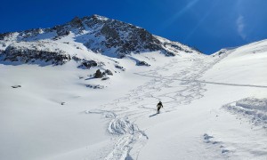 Skitour Ahrner Kopf - Abfahrt